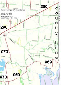 PSNA boundary map